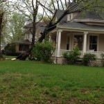 Photo by Miles-Carter of a tree limb down in the 900 block of North Main, Carrollton, MO. Sunday, April 27th, 2014.