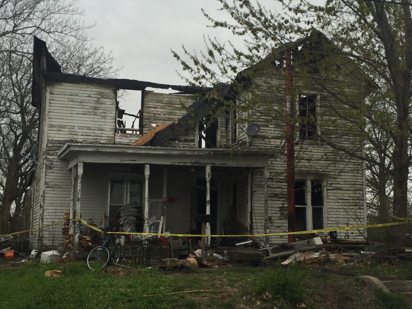 UPDATE Fire crews battles two story house fire Tuesday night in