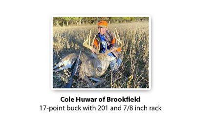 Newsmaker: 170-yard shot nets a 17-point buck for Brookfield boy