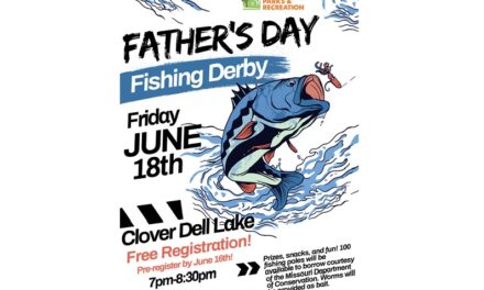 Dads and kids can enjoy some casting and reeling at Sedalia Parks and Recreation’s free Father’s Day Fishing Derby